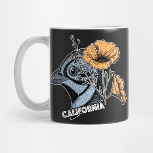 California State Bird and Flower Mug